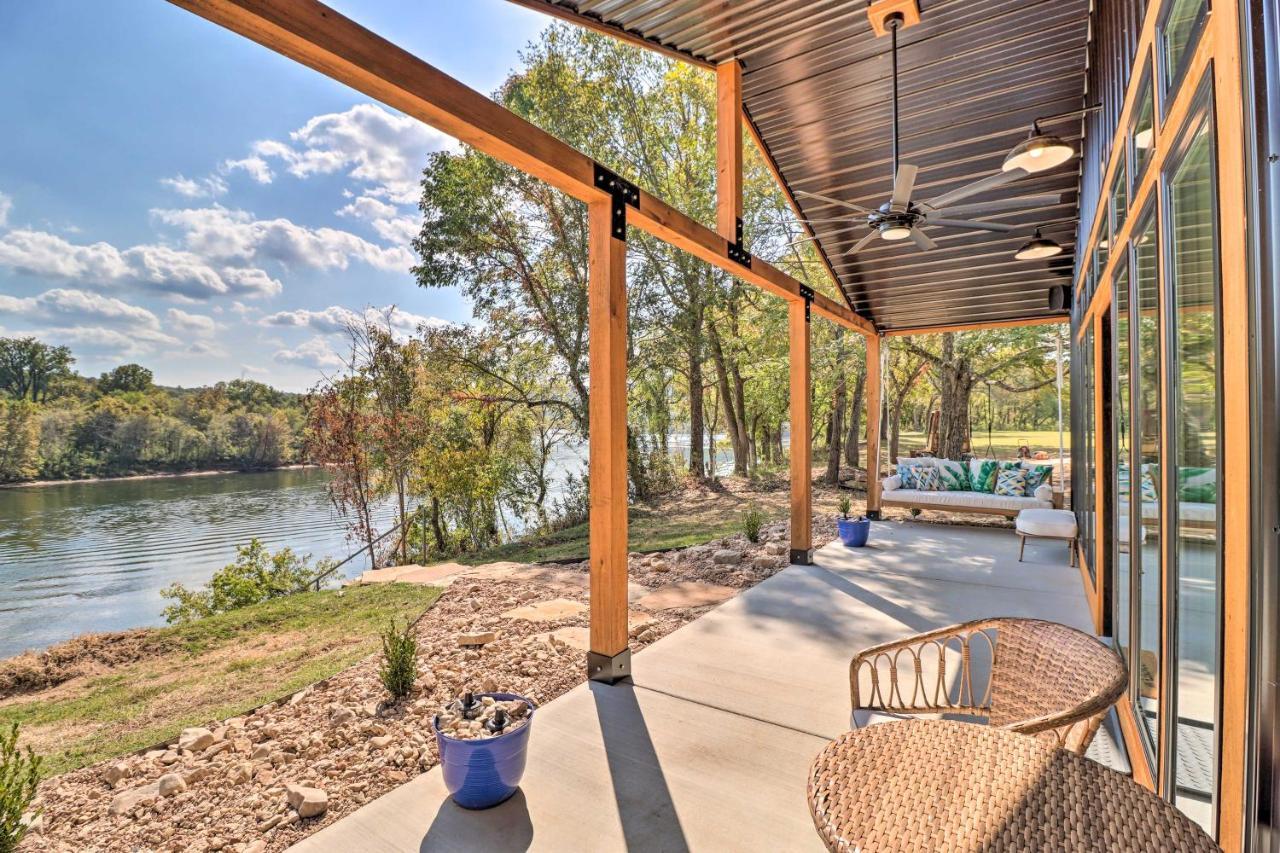 Modern Norfork House With Patio On White River! 외부 사진